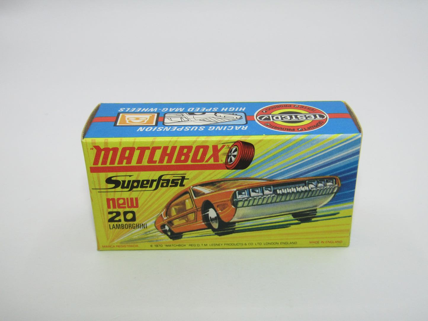 Matchbox Superfast No 20A Lamborghini Marzal Salmon Pink NARROW Wheels