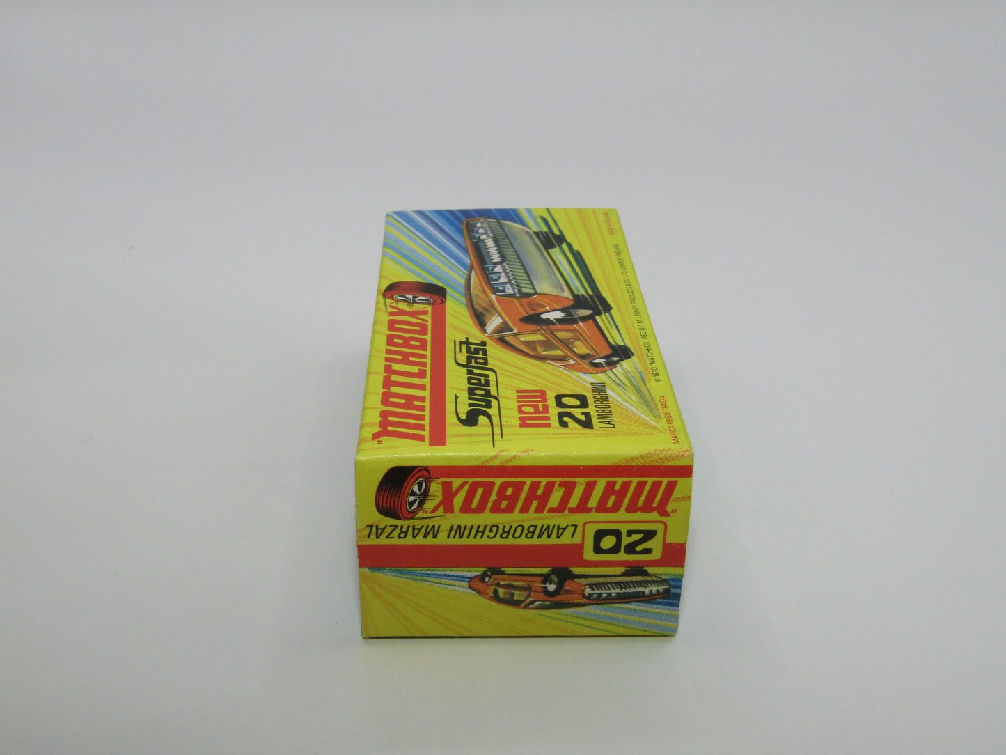 Matchbox Superfast No 20A Lamborghini Marzal Salmon Pink NARROW Wheels