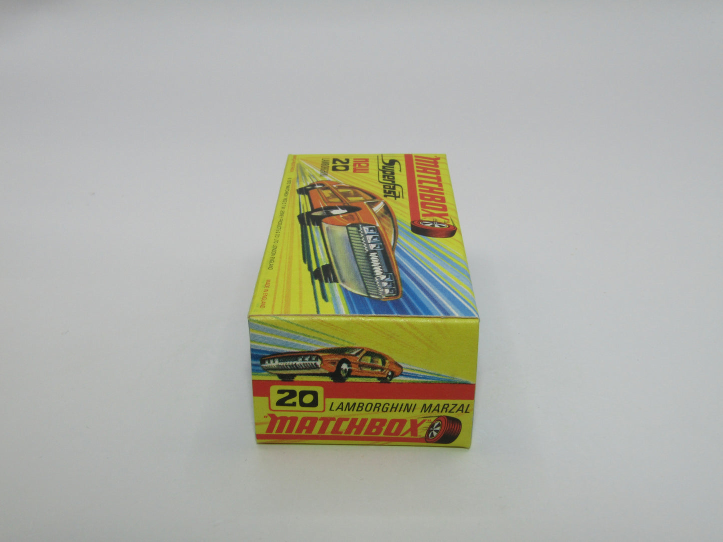 Matchbox Superfast No 20A Lamborghini Marzal Salmon Pink NARROW Wheels