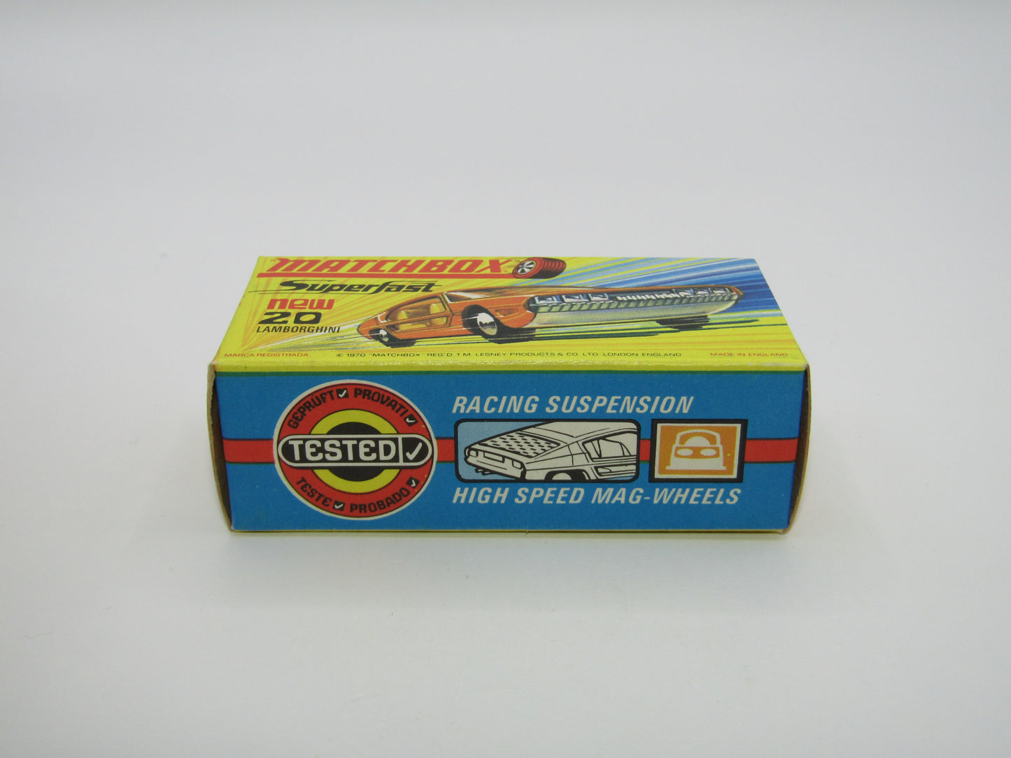 Matchbox Superfast No 20A Lamborghini Marzal Salmon Pink NARROW Wheels