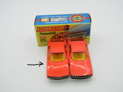 Matchbox Superfast No 20A Lamborghini Marzal ORANGE Salmon Pink