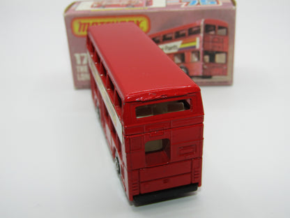 Matchbox Superfast No 17C London Bus, RED, Matchbox No 1 GREEK BUS, Lesney England Base