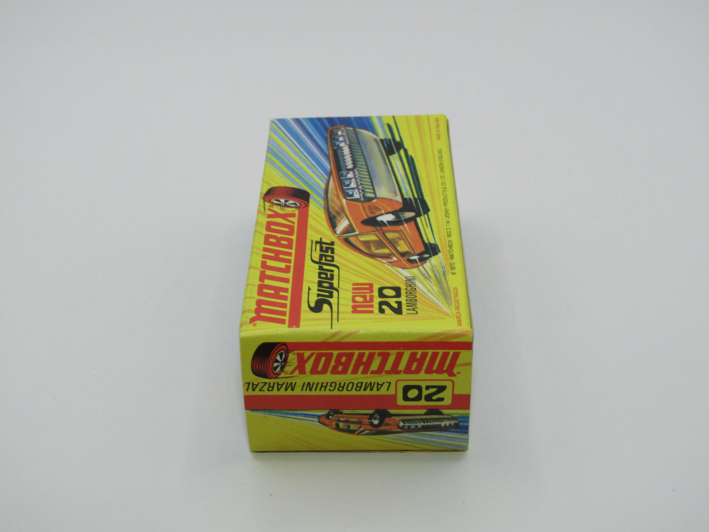 Matchbox Superfast No 20A Lamborghini Marzal ORANGE Salmon Pink