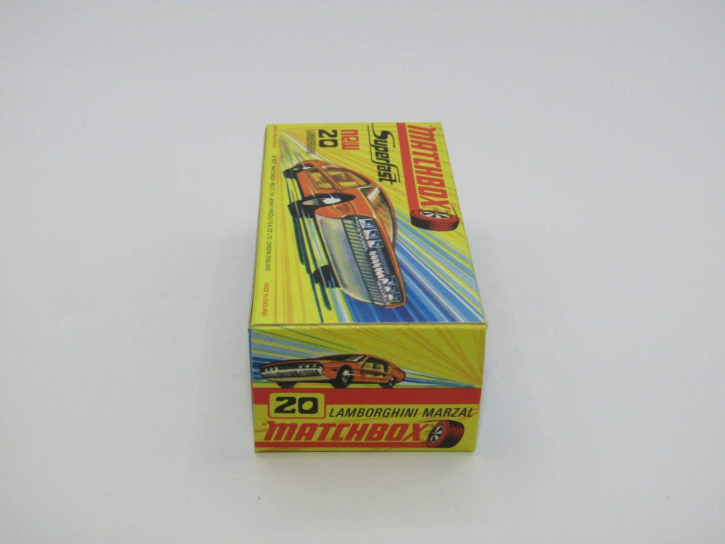 Matchbox Superfast No 20A Lamborghini Marzal ORANGE Salmon Pink