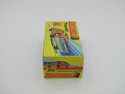 Matchbox Superfast No 20A Lamborghini Marzal ORANGE Salmon Pink