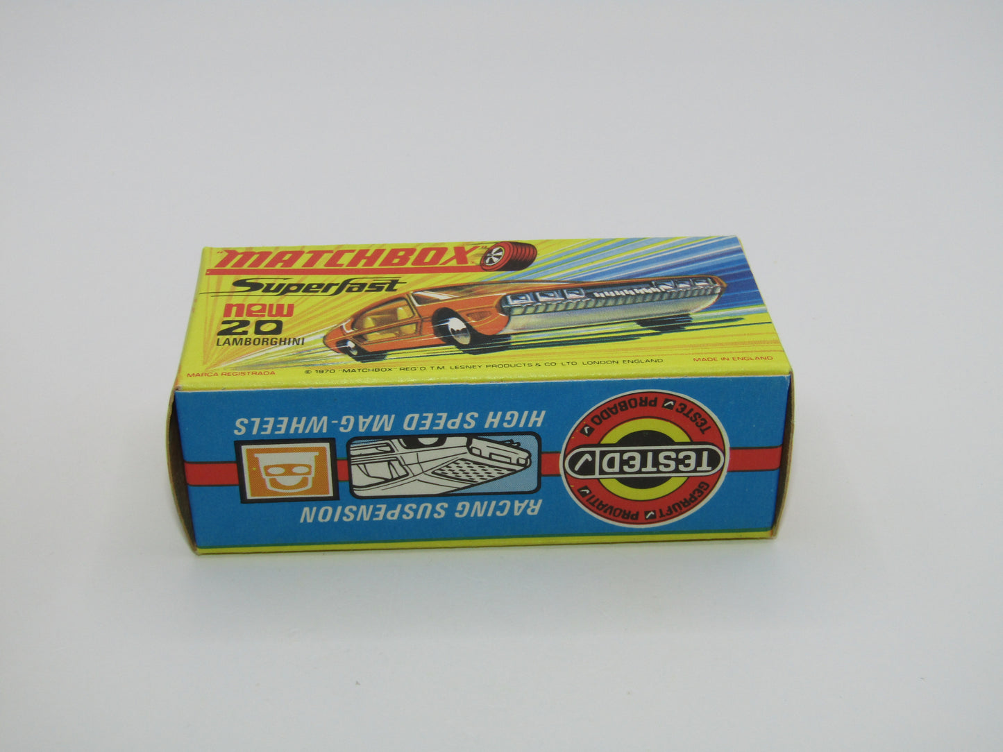 Matchbox Superfast No 20A Lamborghini Marzal ORANGE Salmon Pink