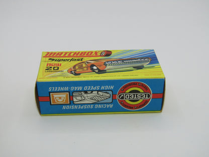 Matchbox Superfast No 20A Lamborghini Marzal ORANGE Salmon Pink
