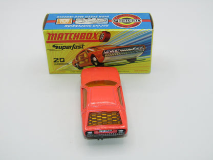 Matchbox Superfast No 20A Lamborghini Marzal Salmon Pink Wide Wheels
