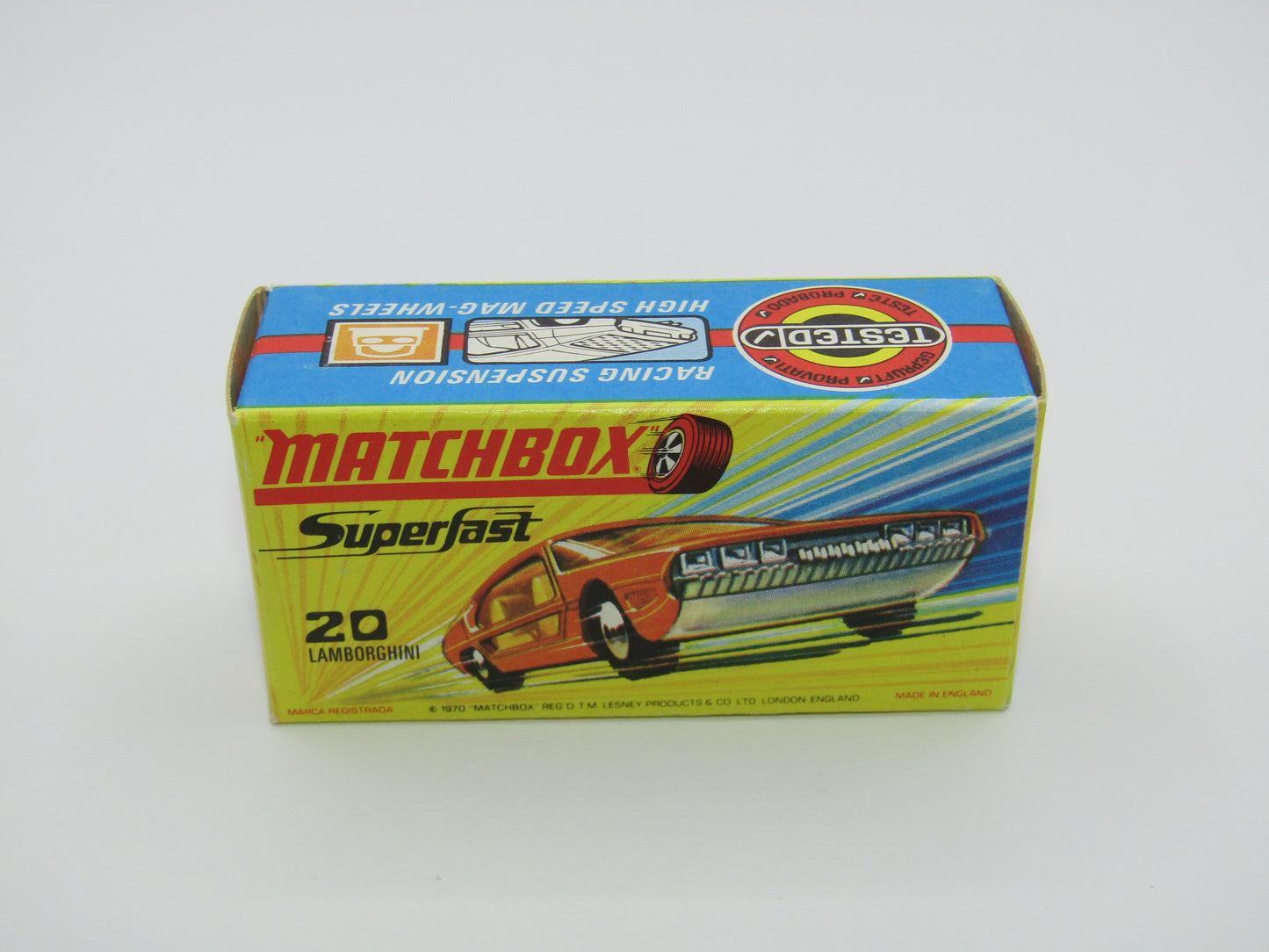 Matchbox Superfast No 20A Lamborghini Marzal Salmon Pink Wide Wheels
