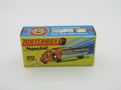 Matchbox Superfast No 20A Lamborghini Marzal Salmon Pink Wide Wheels