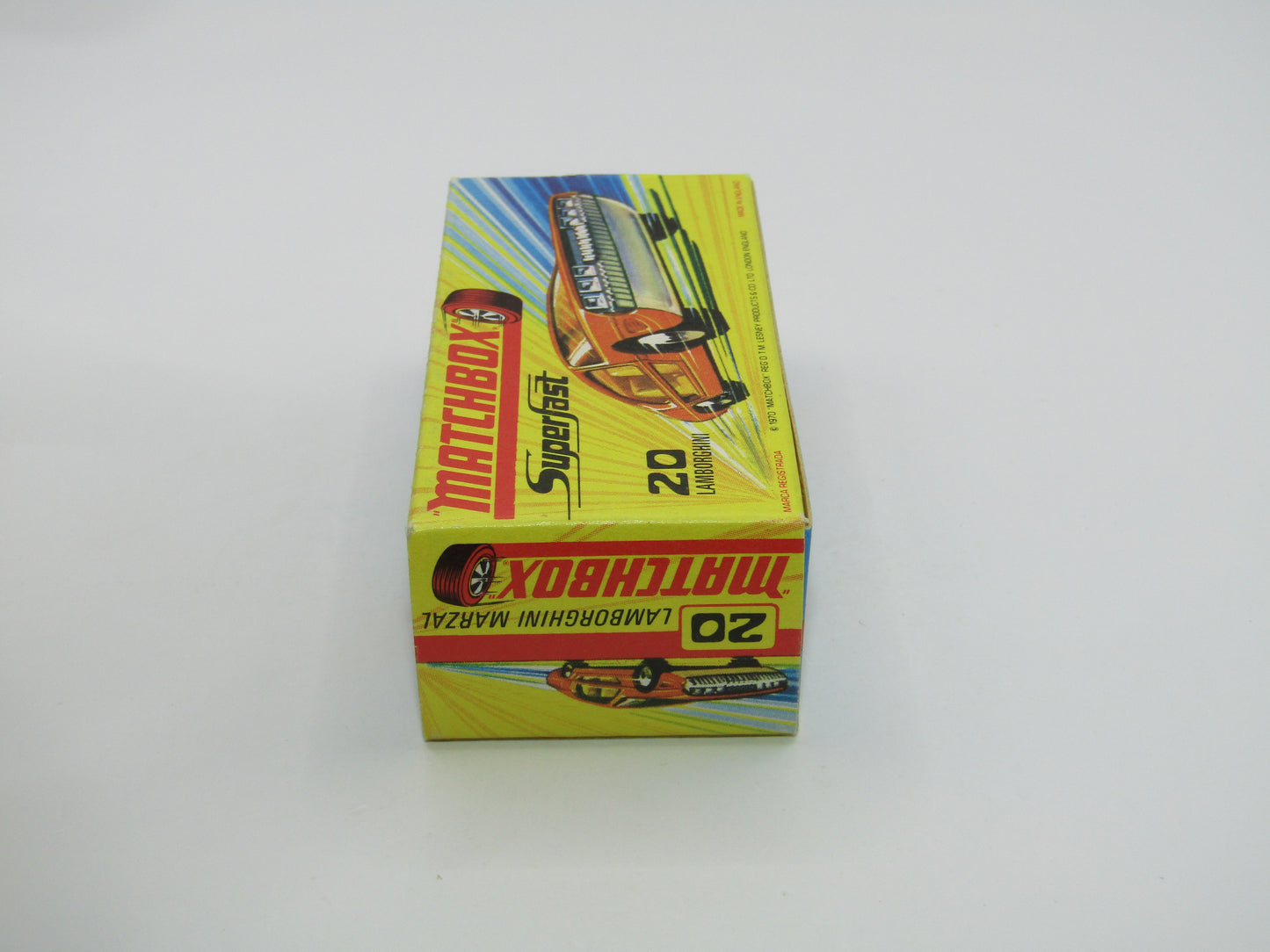Matchbox Superfast No 20A Lamborghini Marzal Salmon Pink Wide Wheels