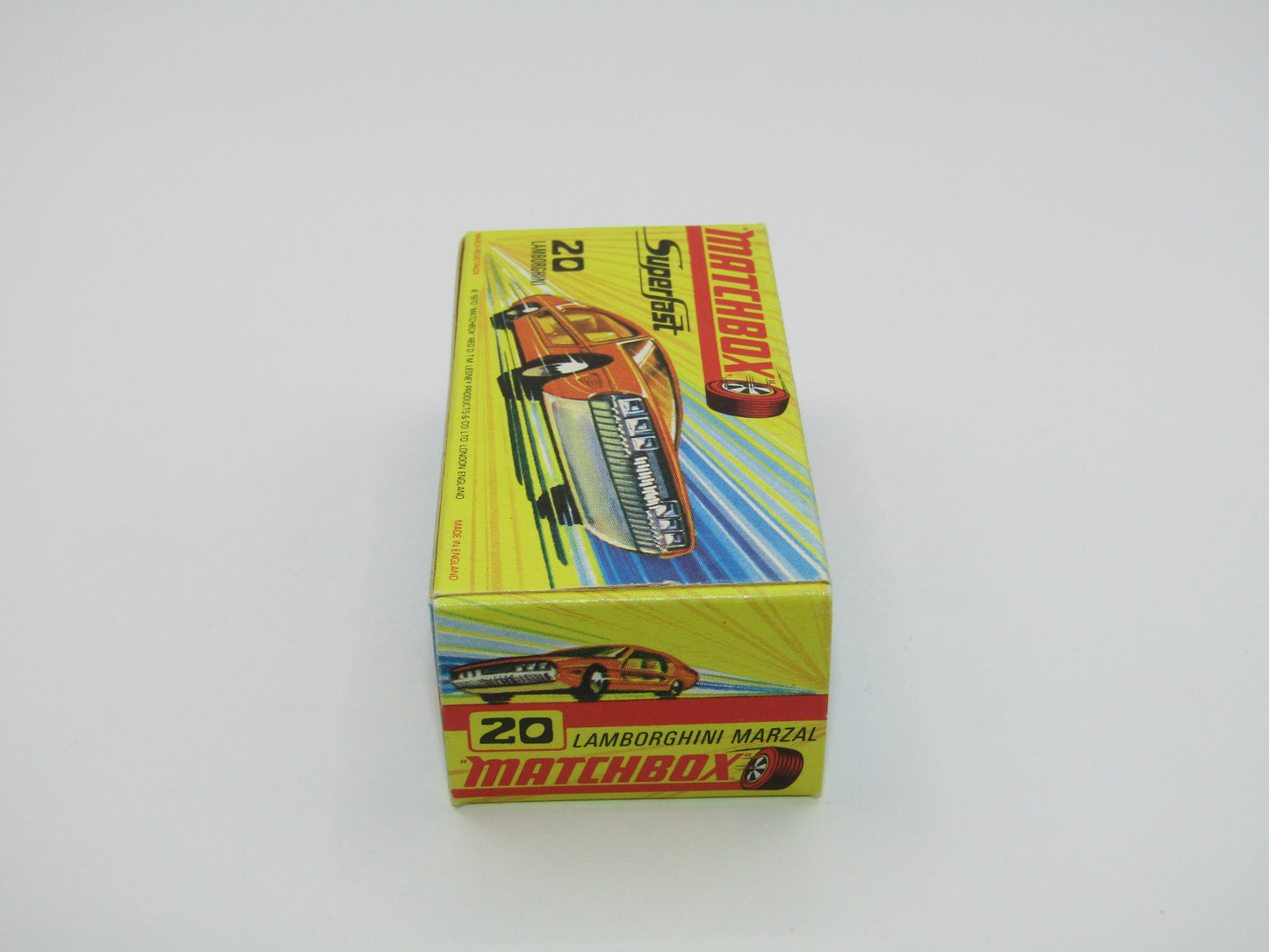 Matchbox Superfast No 20A Lamborghini Marzal Salmon Pink Wide Wheels