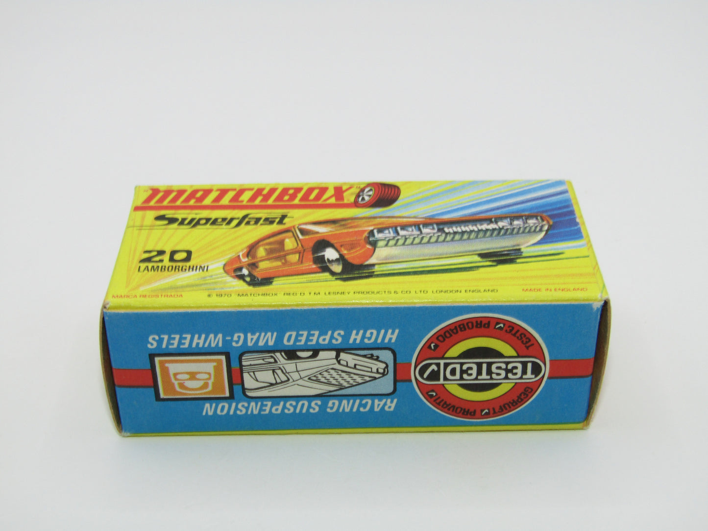 Matchbox Superfast No 20A Lamborghini Marzal Salmon Pink Wide Wheels