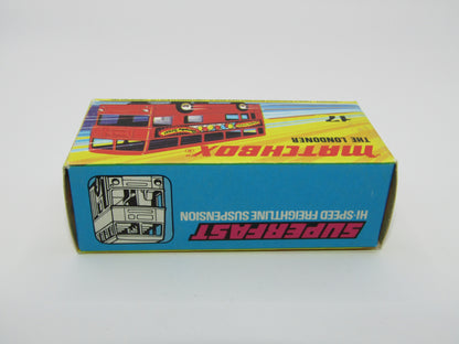 Matchbox Superfast No 17B The Londoner JACOBS SILVER, Dot Dash Wheels, Metallic Charcoal Grey Base