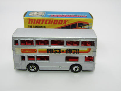 Matchbox Superfast No 17B The Londoner SILVER BERGER PAINTS Metallic Charcoal Base