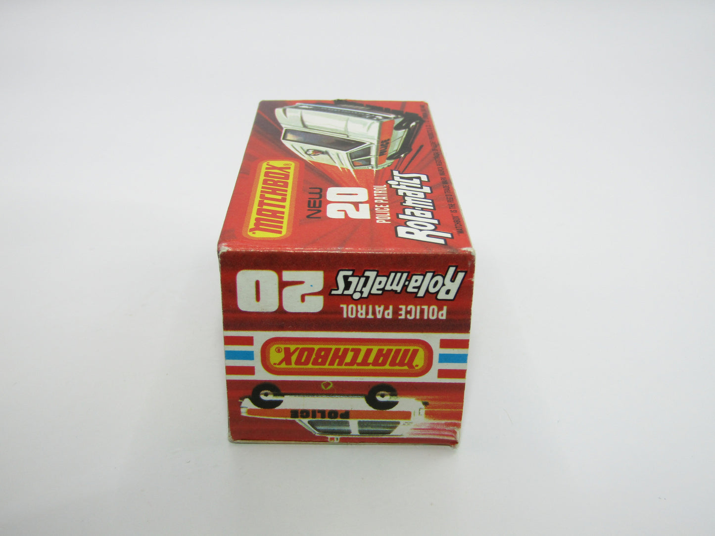 Matchbox Superfast No 20B Police Patrol White AMBULANCE Labels