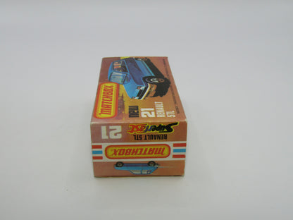 Matchbox Superfast No 21C Renault 5TL Red turbo ORANGE Interior & Base