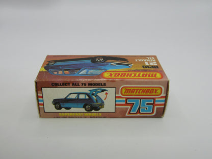 Matchbox Superfast No 21C Renault 5TL Red turbo ORANGE Interior & Base