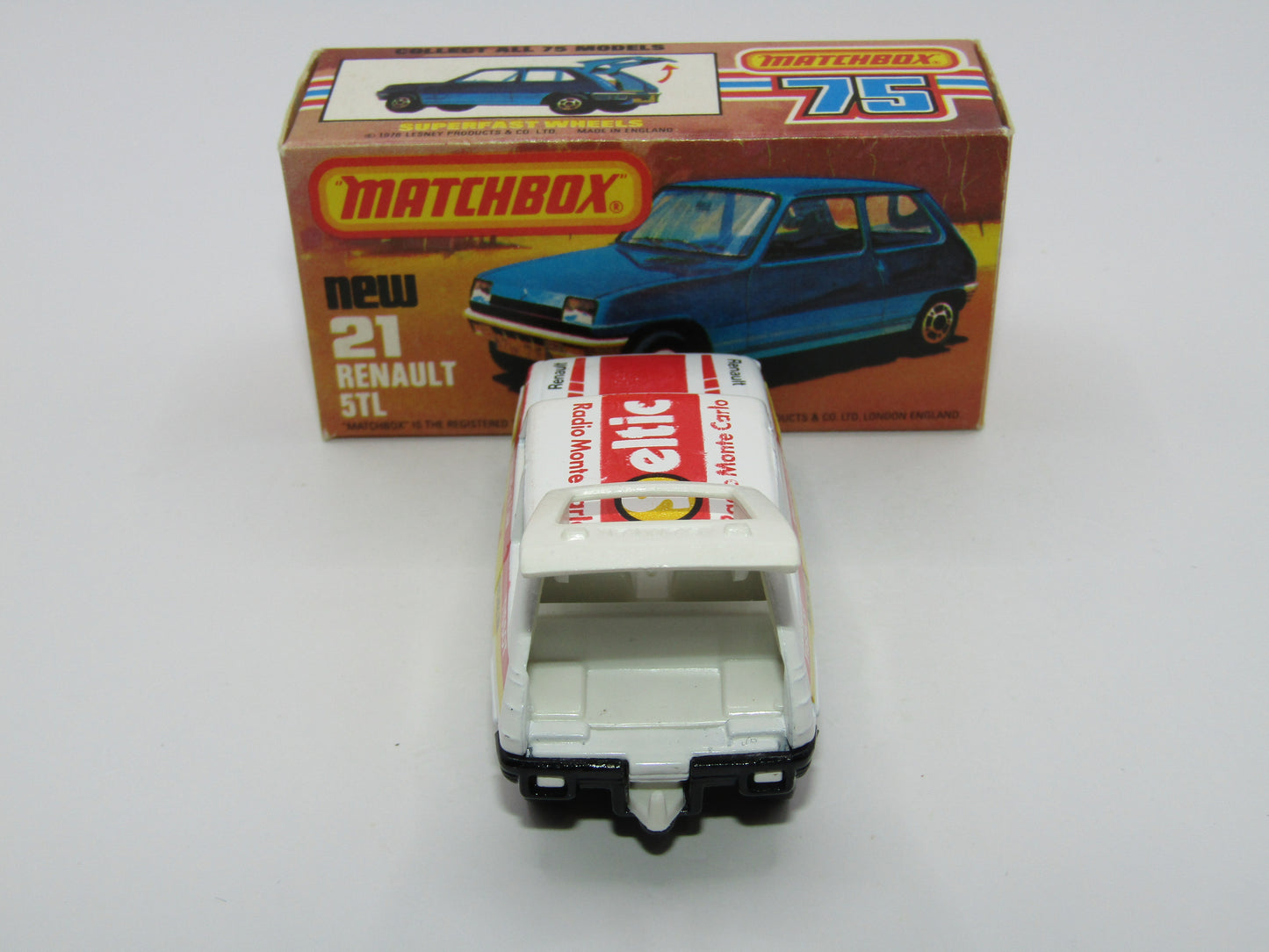 Matchbox Superfast No 21C Renault 5TL ROLOIL WHITE Interior Rallye Le Car