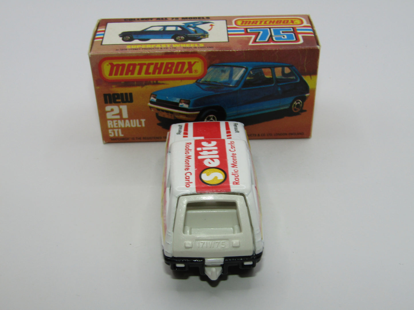 Matchbox Superfast No 21C Renault 5TL ROLOIL WHITE Interior Rallye Le Car