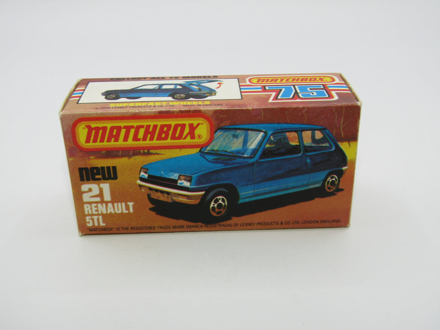Matchbox Superfast No 21C Renault 5TL ROLOIL WHITE Interior Rallye Le Car
