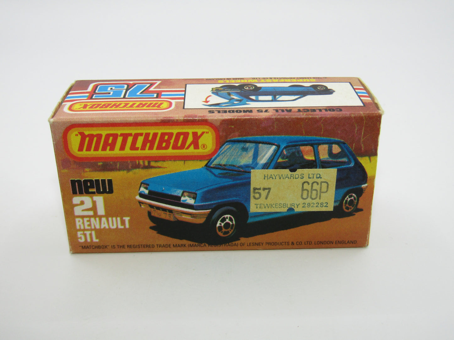 Matchbox Superfast No 21C Renault 5TL ROLOIL WHITE Interior Rallye Le Car