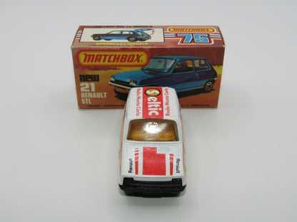 Matchbox Superfast No 21C Renault 5TL ROLOIL YELLOW Interior Rallye Le Car
