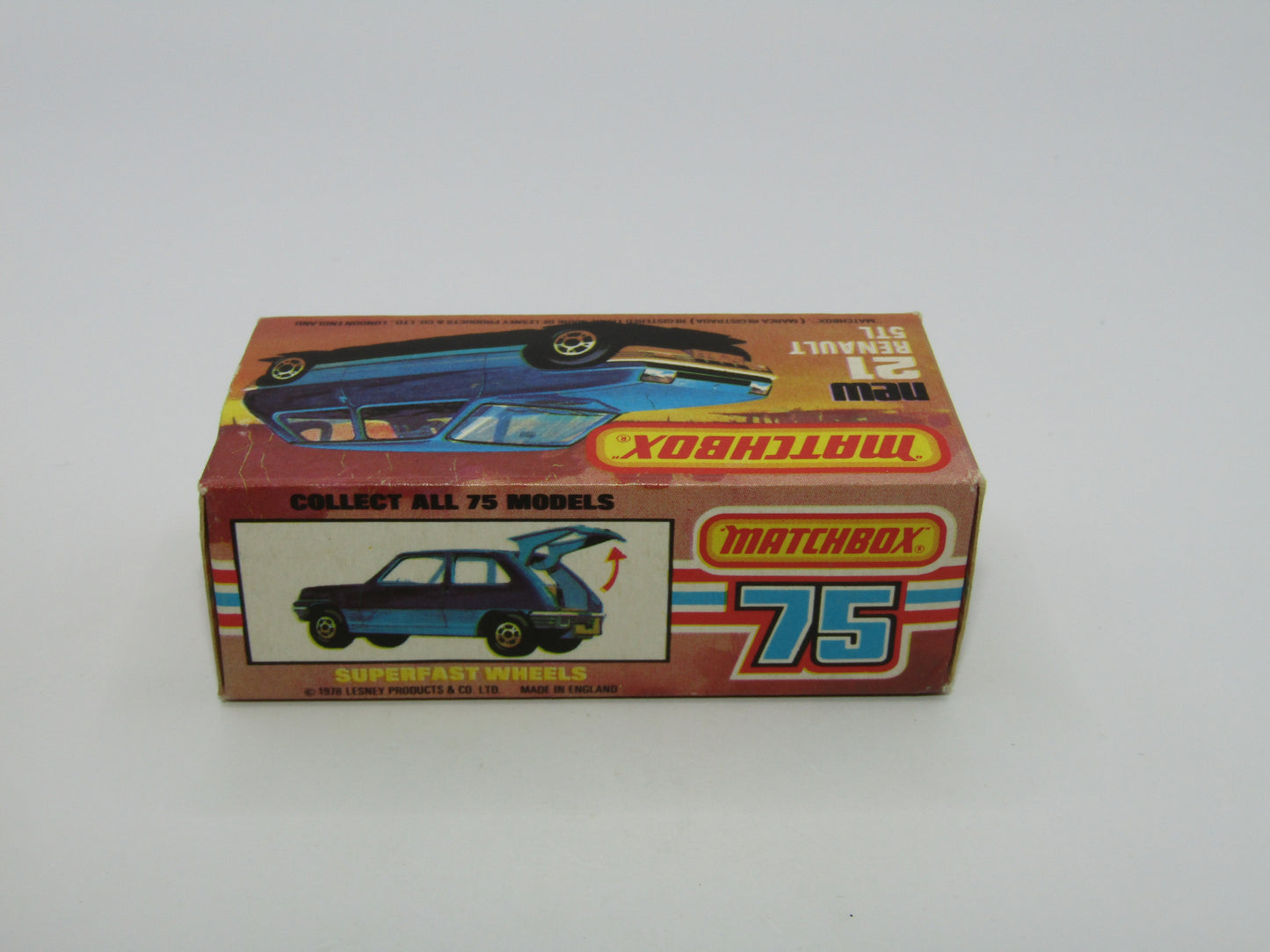Matchbox Superfast No 21C Renault 5TL ROLOIL YELLOW Interior Rallye Le Car