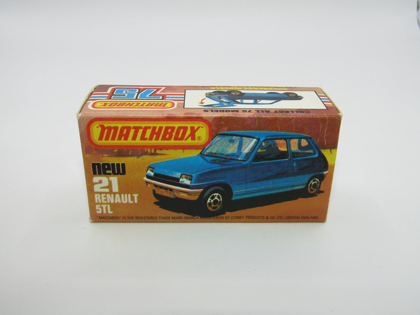 Matchbox Superfast No 21C Renault 5TL KONI WHITE Interior Rallye Le Car