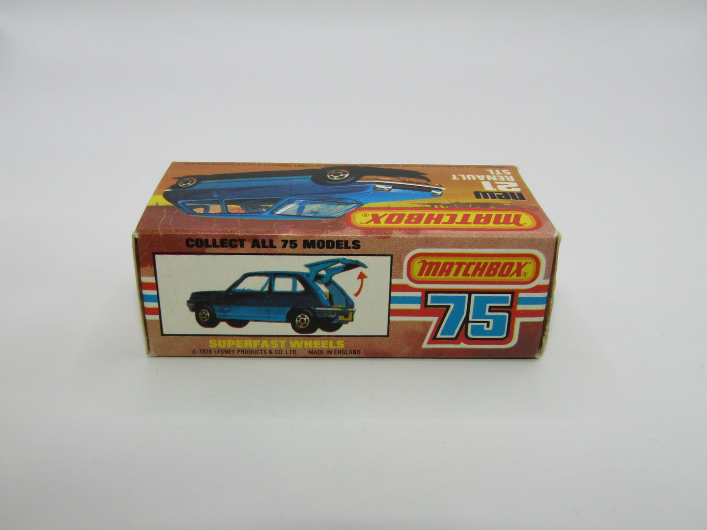 Matchbox Superfast No 21C Renault 5TL KONI WHITE Interior Rallye Le Car