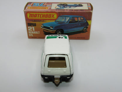 Matchbox Superfast No 21C Renault 5TL KONI NO ROOF TAMPO Rallye Le Car