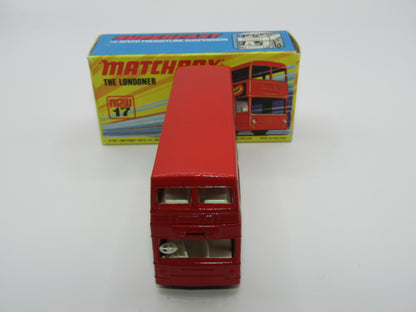 Matchbox Superfast No 17C London Bus Red AVIEMORE Centre/Santa Claus Land
