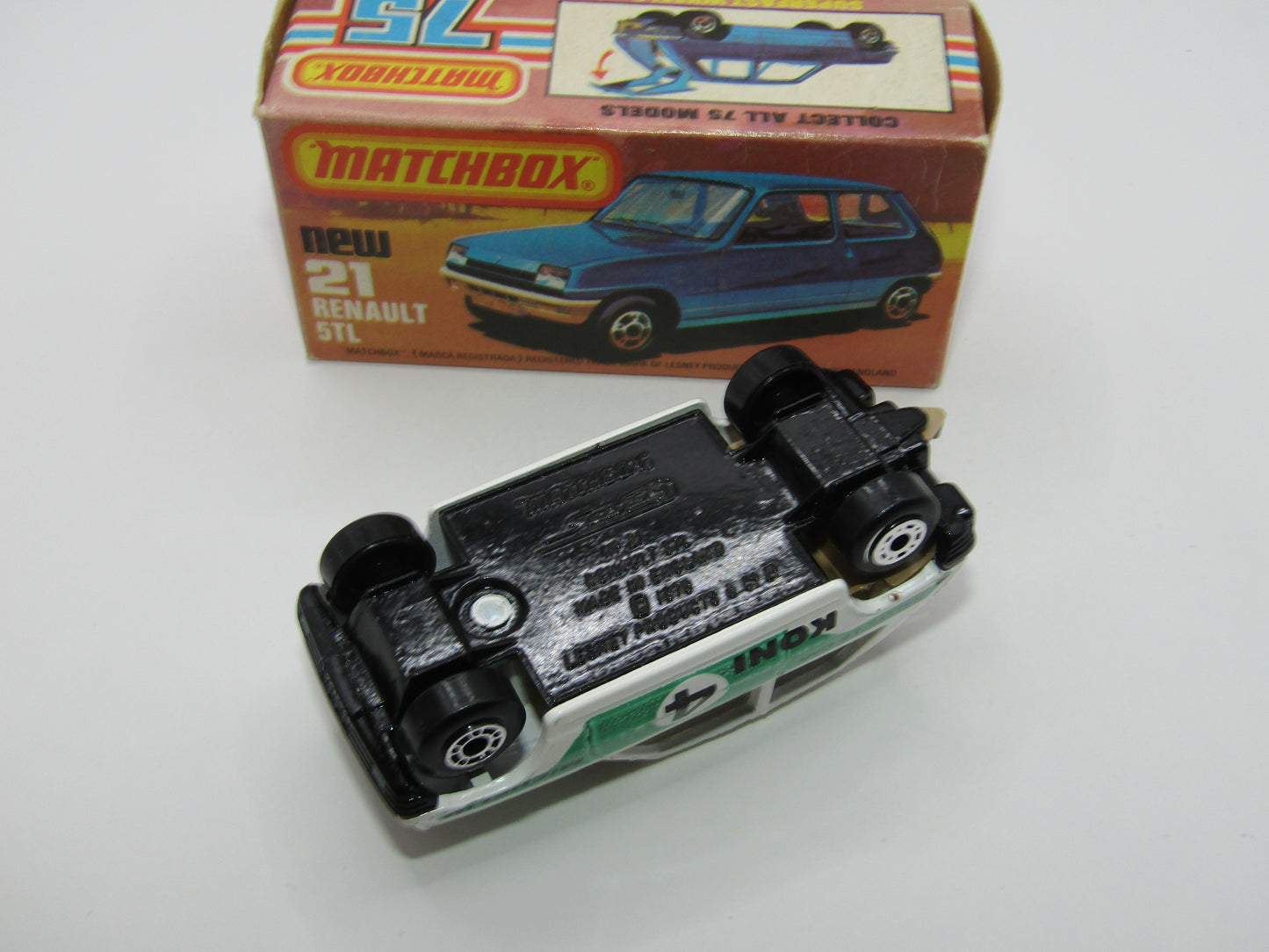 Matchbox Superfast No 21C Renault 5TL KONI NO ROOF TAMPO Rallye Le Car