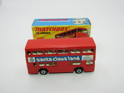 Matchbox Superfast No 17C London Bus Red AVIEMORE Centre/Santa Claus Land