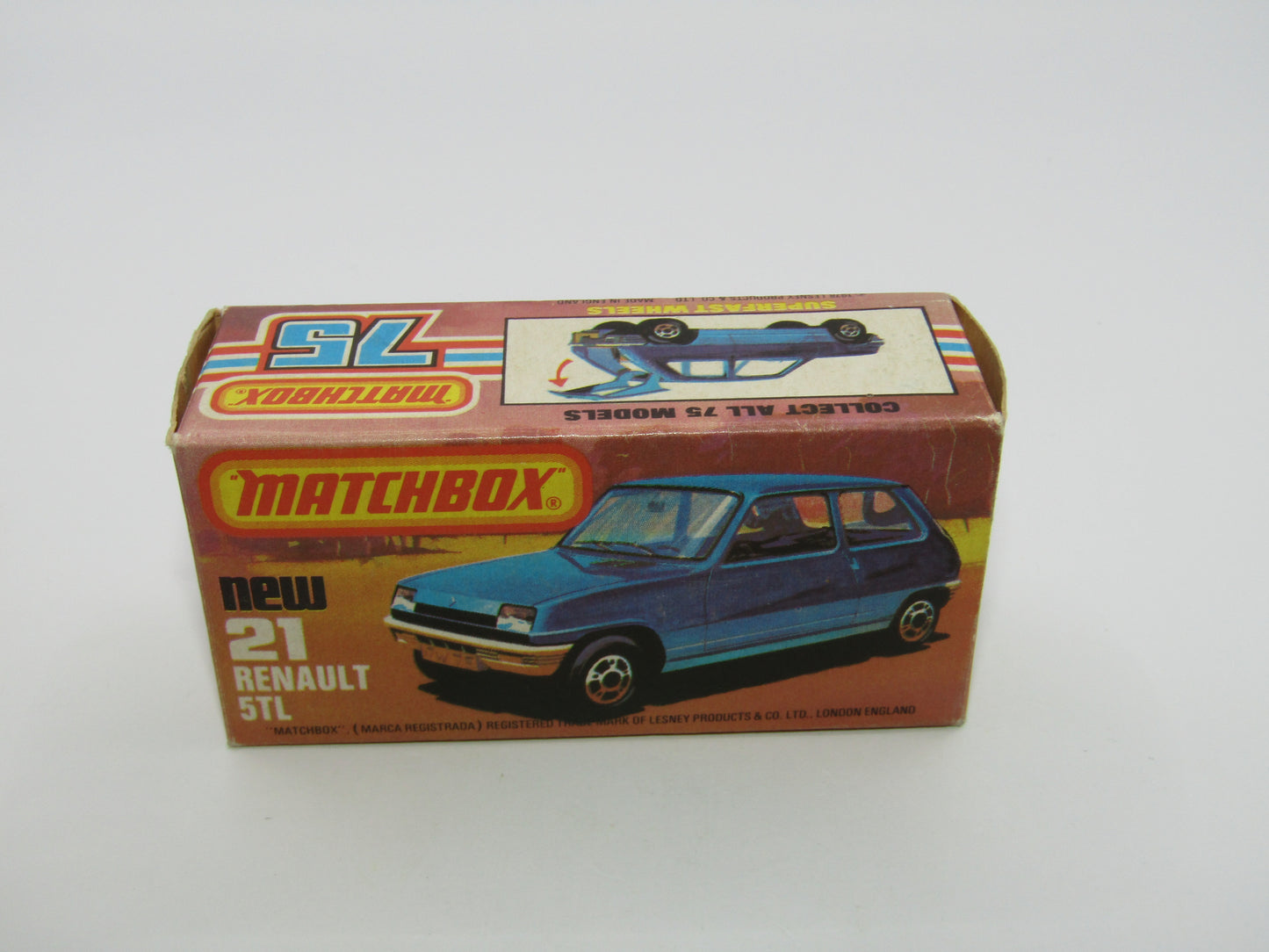 Matchbox Superfast No 21C Renault 5TL KONI NO ROOF TAMPO Rallye Le Car