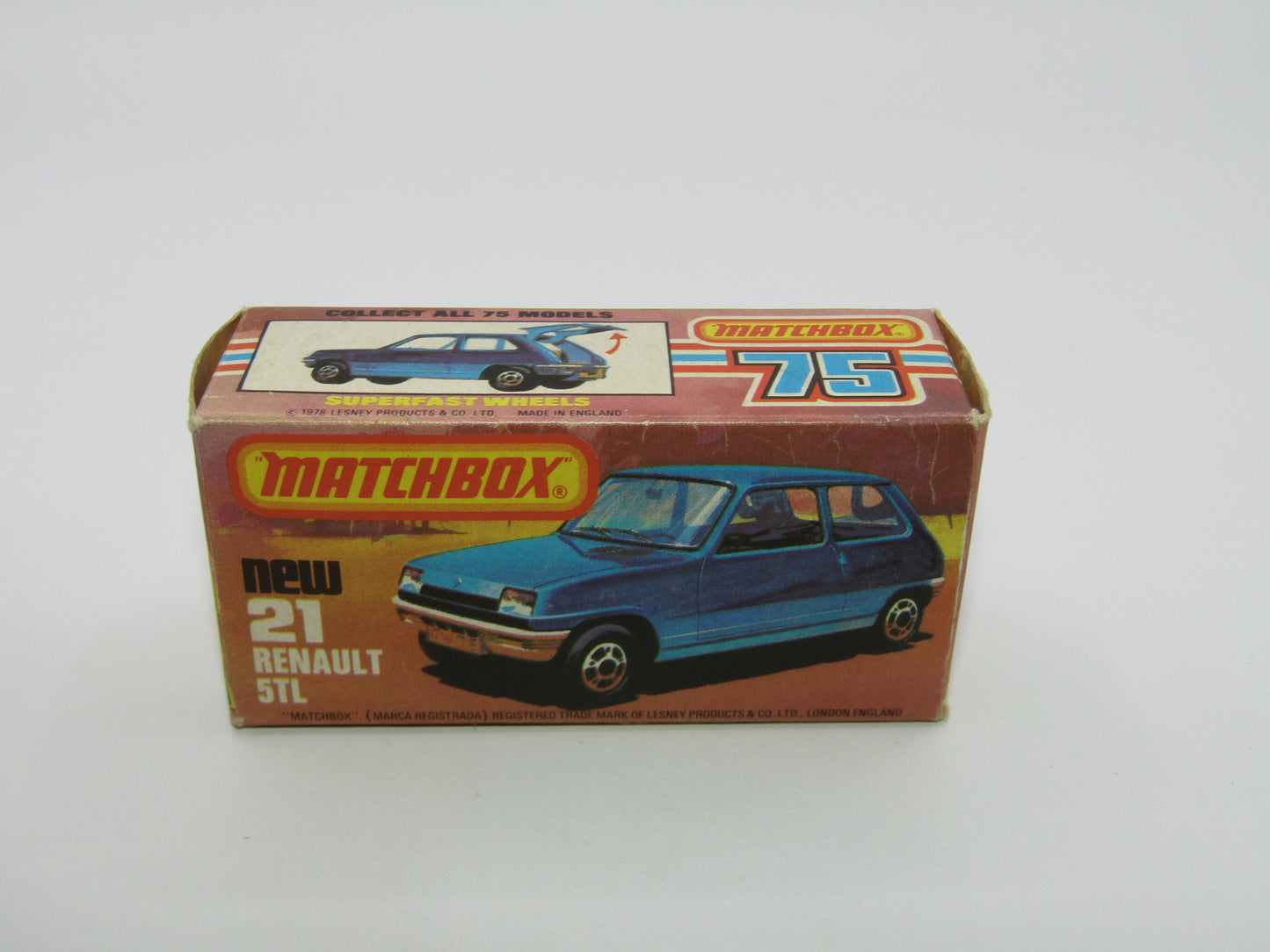 Matchbox Superfast No 21C Renault 5TL KONI NO ROOF TAMPO Rallye Le Car