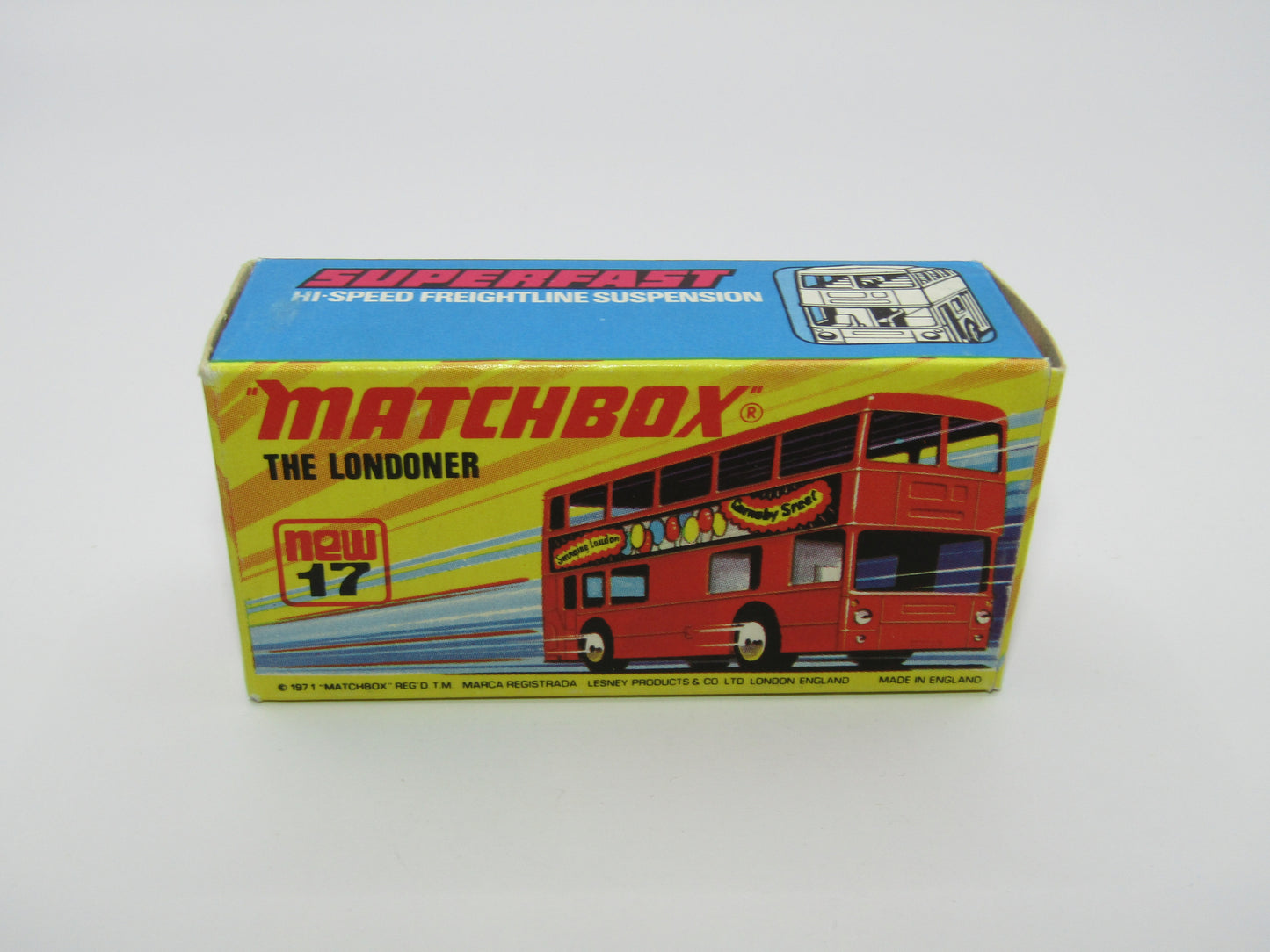 Matchbox Superfast No 17C London Bus Red AVIEMORE Centre/Santa Claus Land