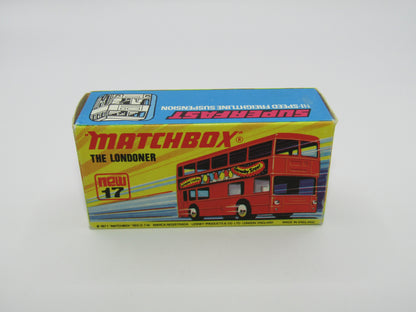 Matchbox Superfast No 17C London Bus Red AVIEMORE Centre/Santa Claus Land