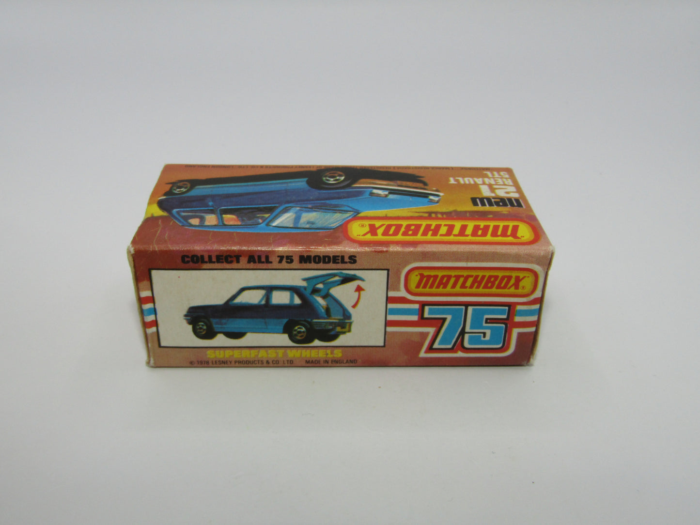 Matchbox Superfast No 21C Renault 5TL KONI FLAT BLACK Base Rallye Le Car