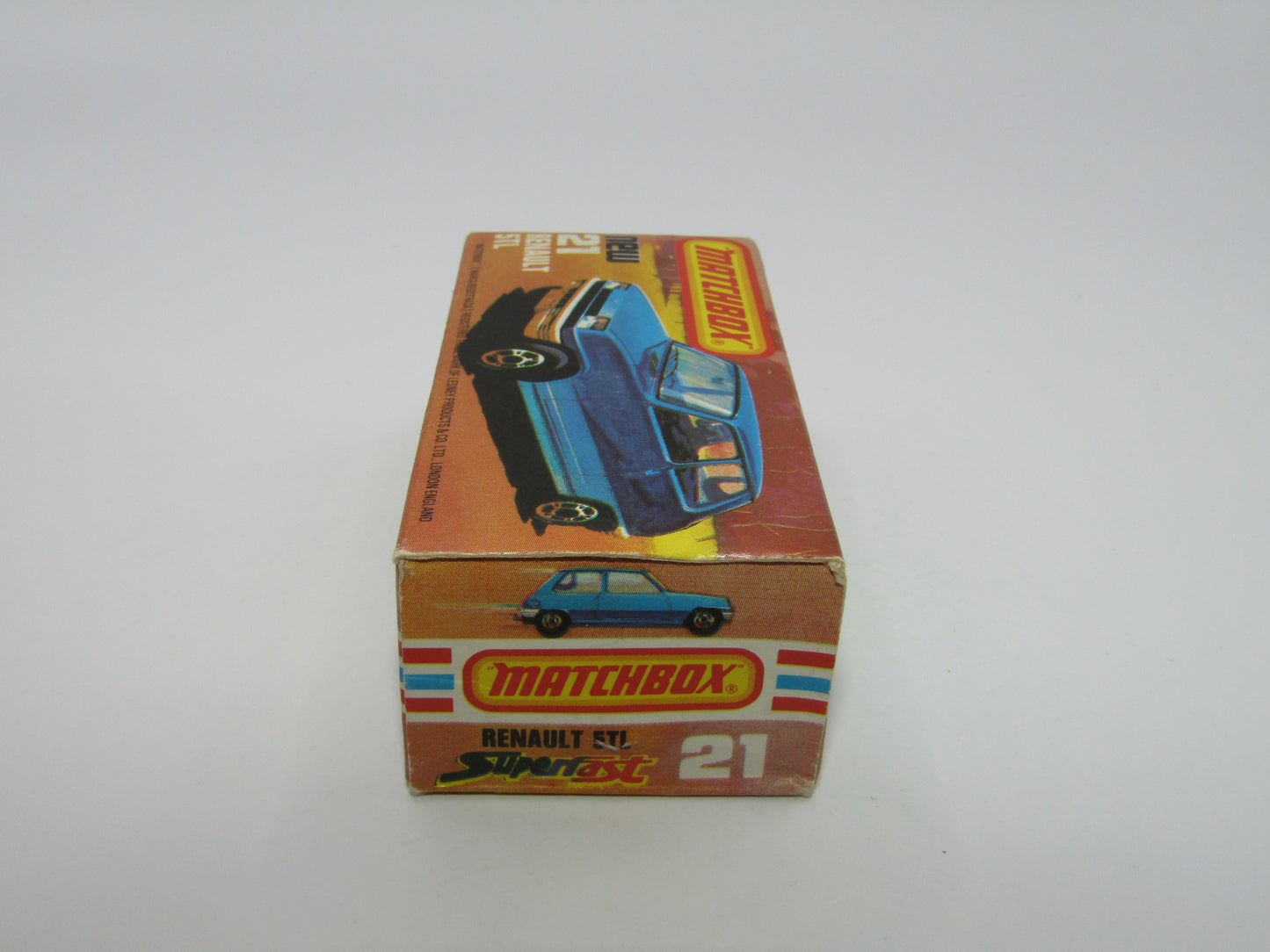 Matchbox Superfast No 21C Renault 5TL KONI FLAT BLACK Base Rallye Le Car