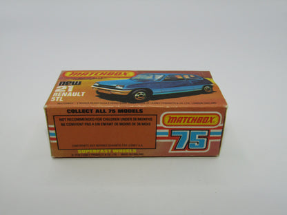 Matchbox Superfast No 21C Renault 5TL KONI FLAT BLACK Base Rallye Le Car