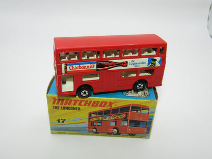 Matchbox Superfast No 17B The Londoner, Charbonnier UNPAINTED Base