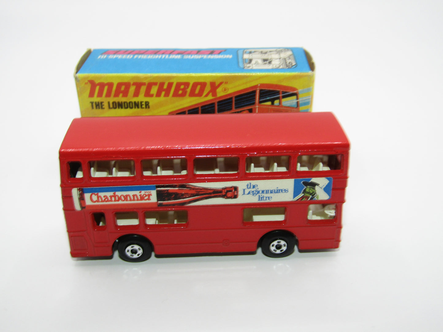 Matchbox Superfast No 17B The Londoner, Charbonnier UNPAINTED Base