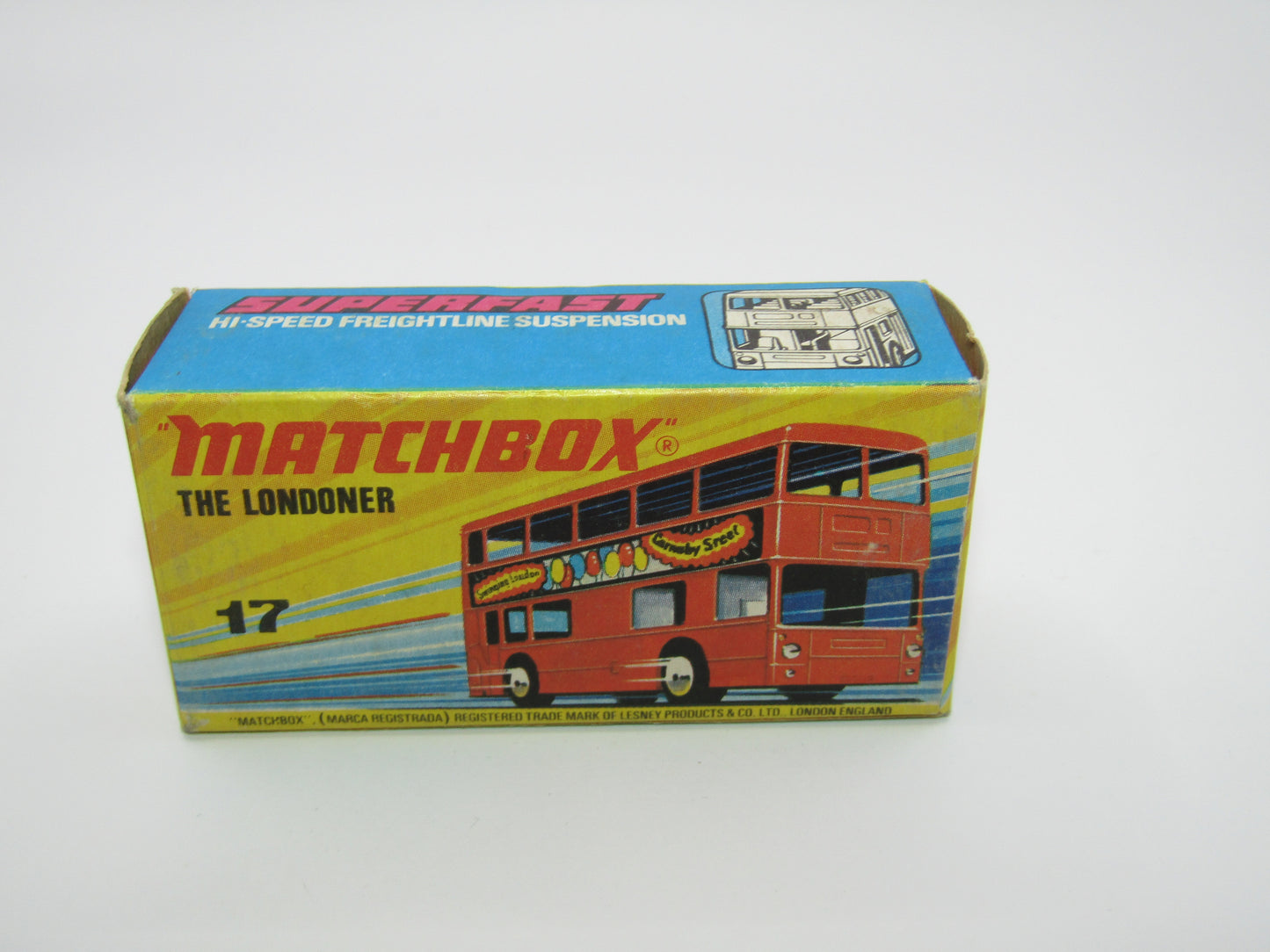 Matchbox Superfast No 17B The Londoner, Charbonnier UNPAINTED Base