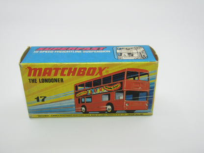 Matchbox Superfast No 17B The Londoner, Charbonnier UNPAINTED Base