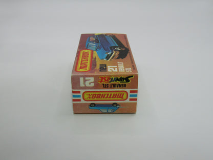 Matchbox Superfast No 21C Renault 5TL Silver RED Interior SILVER Base
