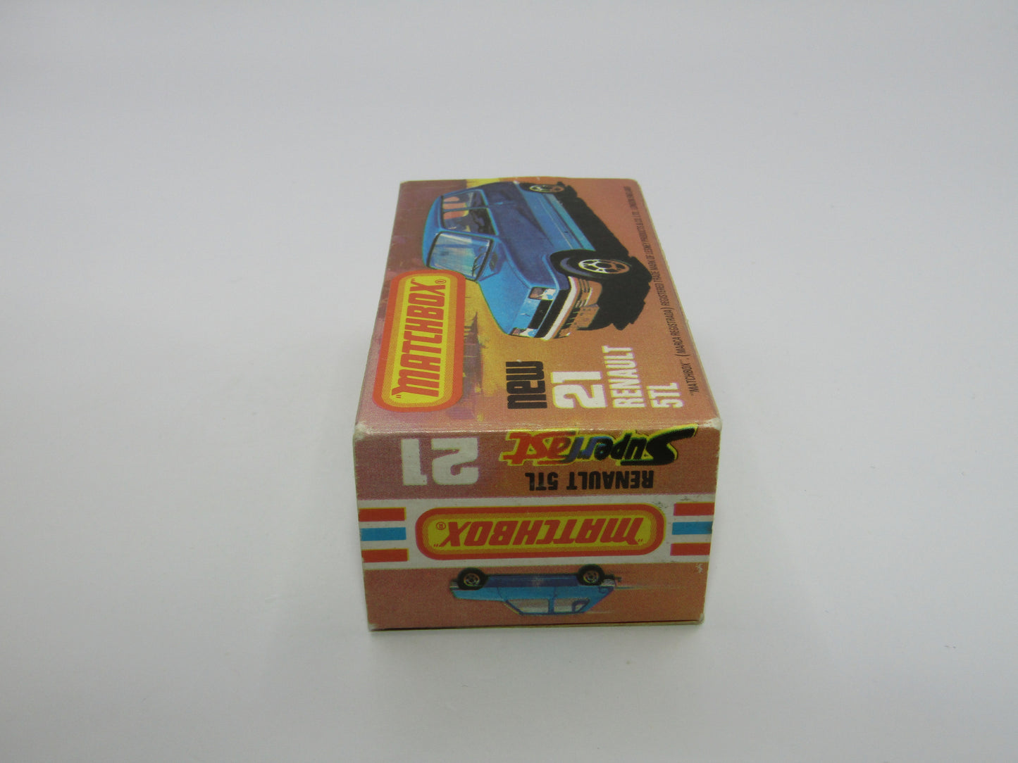 Matchbox Superfast No 21C Renault 5TL Silver BROWN Interior SILVER Base