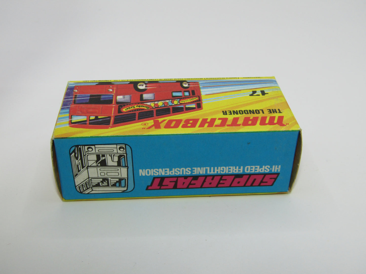 Matchbox Superfast No 17B The Londoner, Stay at the Kensington Hilton, 5 Spoke, Gloss Black Base