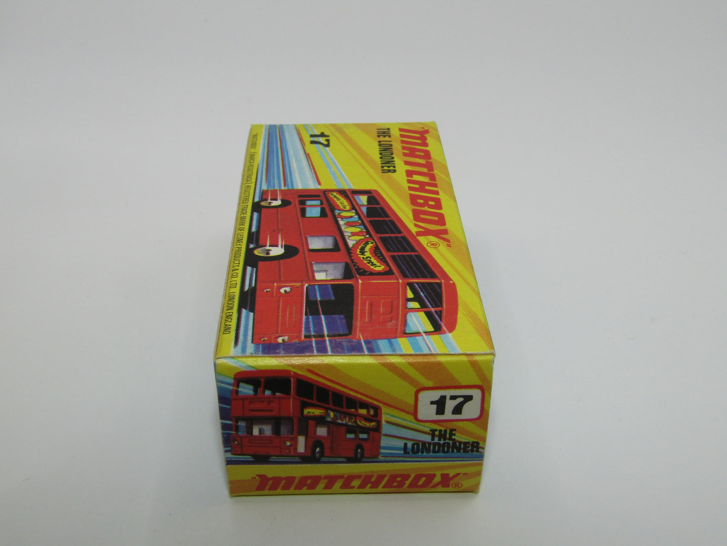 Matchbox Superfast No 17B The Londoner, Stay at the Kensington Hilton, 5 Spoke, Gloss Black Base