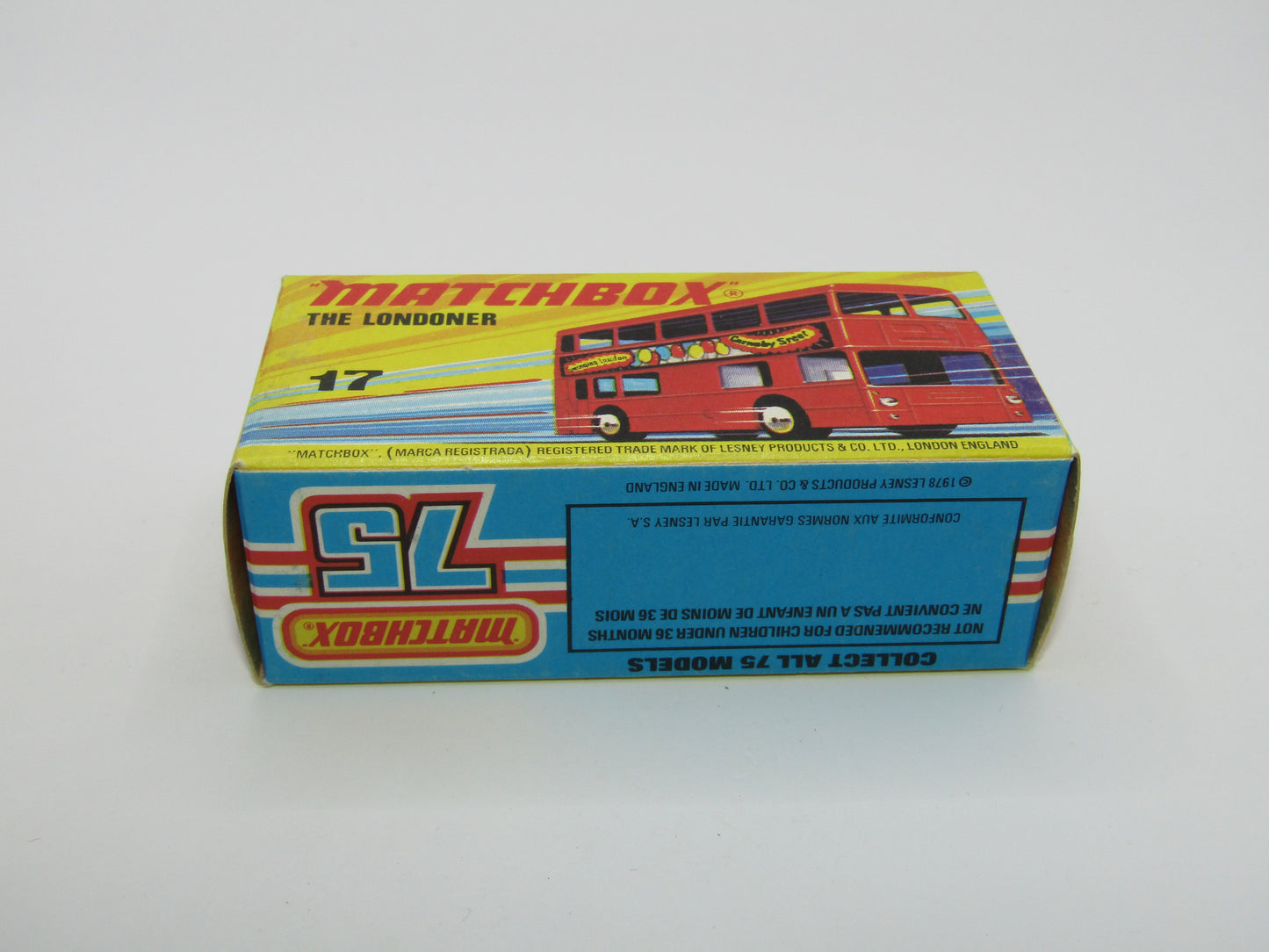 Matchbox Superfast No 17B The Londoner, Stay at the Kensington Hilton, 5 Spoke, Gloss Black Base